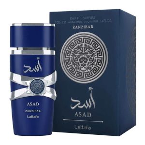 Perfume ASAD Zanzibar de Lattafa – Fragancia masculina fresca y sofisticada